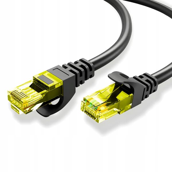 Cat6 Lan Netværkskabel Cat 6 UTP RJ45 Internetkabel Cat Sort 10 m