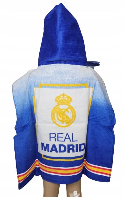 Real Madrid 100 % puuvillainen ponchopyyhe