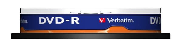 VERBATIM DVD-R Mat Sølv 16x Cake 10 diske