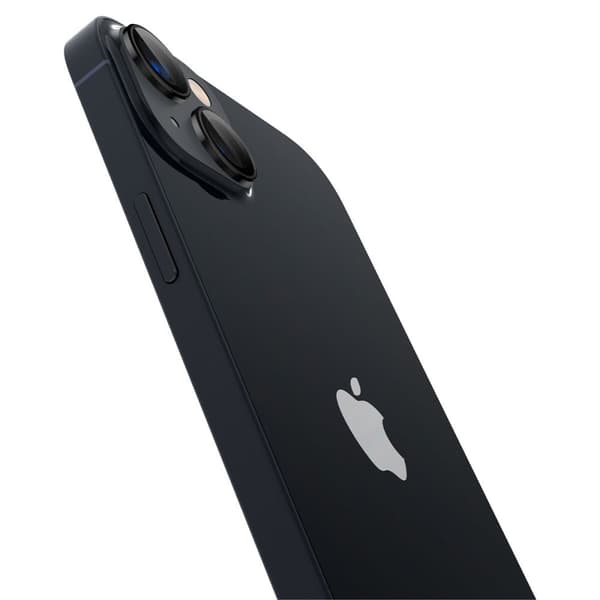 SPIGEN OPTIK.TR EZ FIT KAMERASKYDD 2-PACK IPHONE 14 / 14 PLUS / 15 / 15 PLUS SVART