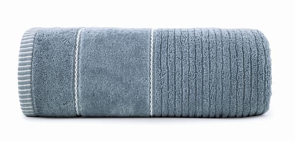 Håndklæde 70x140 Teo Blå 470g 100% bomuld med velour