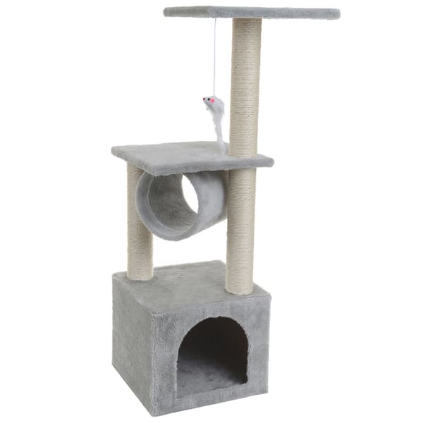 Klösträd för katt, hus, säng, dubbel 92 cm