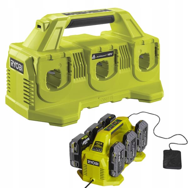 207203 RYOBI Lader 18V / 6 porte