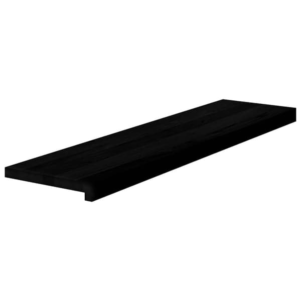vidaXL trappetrin, 2 stk. brun 100x25x2 cm massivt egetræ