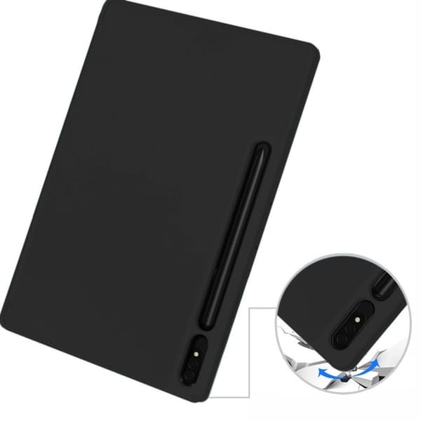 Älykäs TPU-kynäkotelo Samsung Galaxy Tab S10 Plus -puhelimelle (musta)