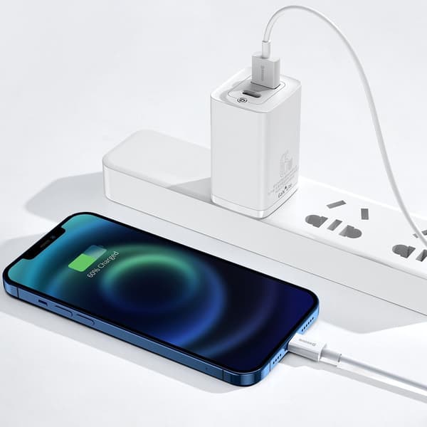 Baseus Superior -sarjan USB-Lightning-kaapeli, 2.4A, 1.5m (valkoinen)