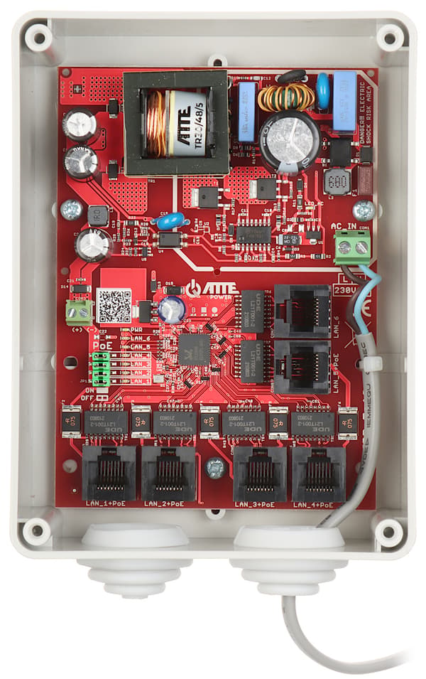 POE-SWITCH IPB-5-10A-S4 5-PORTARS ATTENT