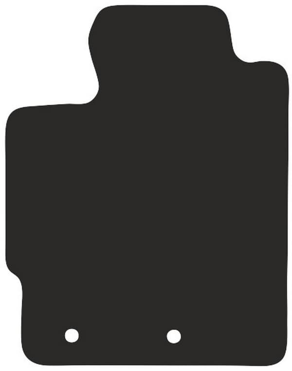 Polyamid chaufførmåtte med gummibagside til Toyota Verso-S minivan 2010-2015