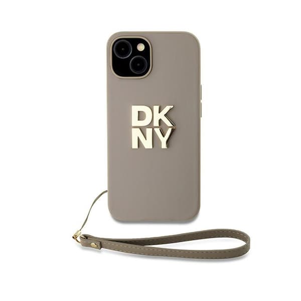 DKNY håndledsrem Stock Logo - iPhone 15 Plus cover (beige)