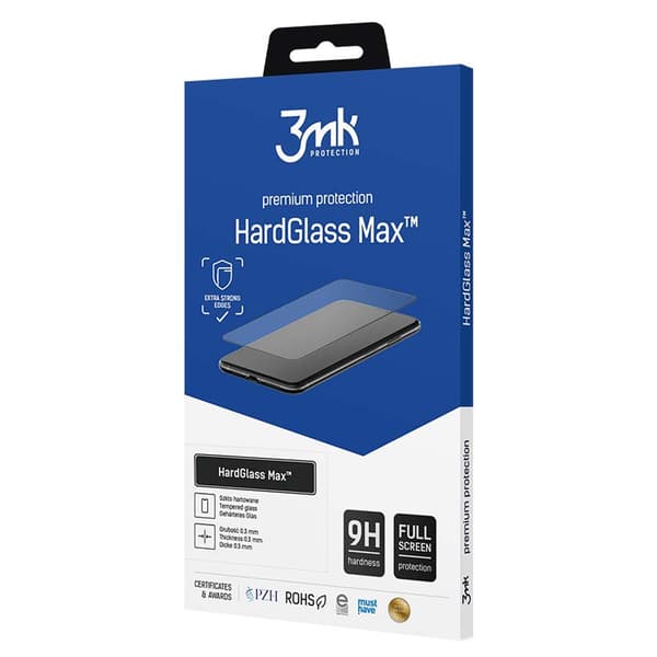 Samsung Galaxy S23 FE - 3mk HardGlass Max musta