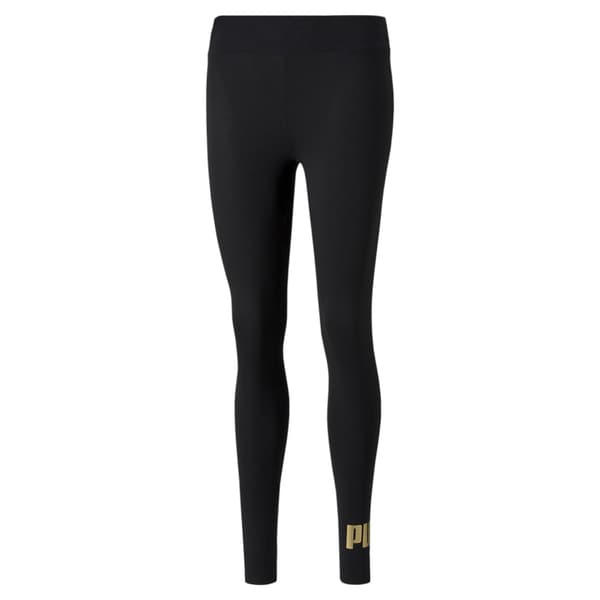 Puma ESSENTIAL+ METALLIC dameleggings sort 84830701 r S