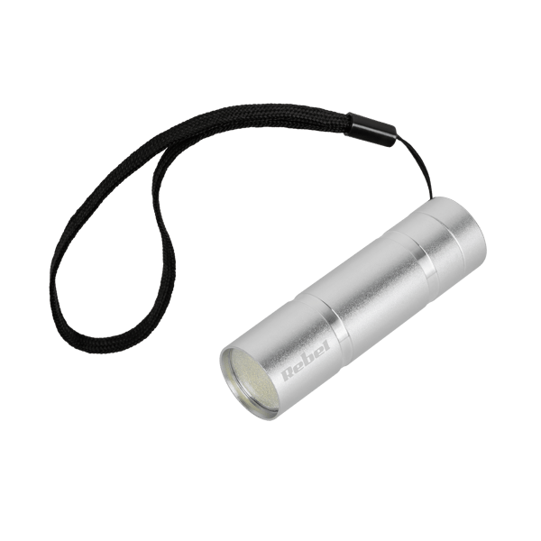 LED lommelygte aluminium 1W 3xAAA