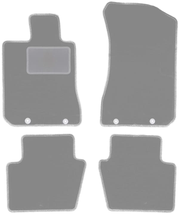 Grå bilmåtter til Honda Legend IV sedan (2004-2012)