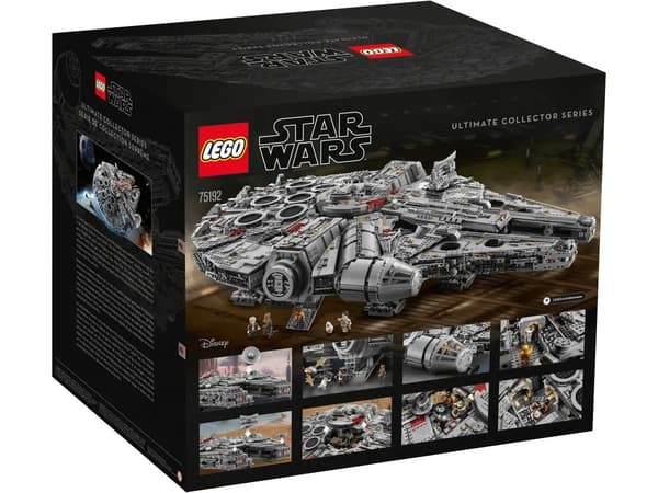 LEGO Star Wars 75192 Millennium Falcon, 7541 palaa