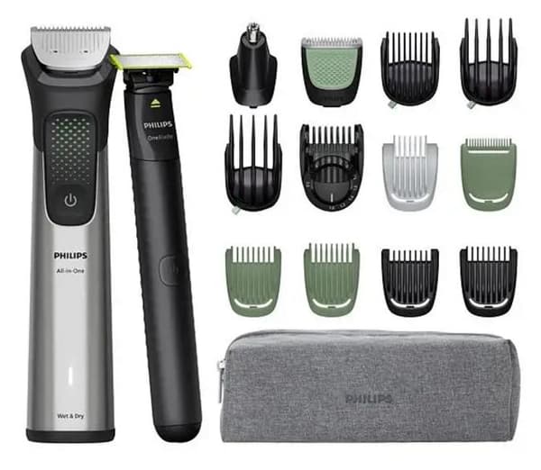 Multifunktionell trimmer PHILIPS MG9535/15 Wet & Dry Silver-svart