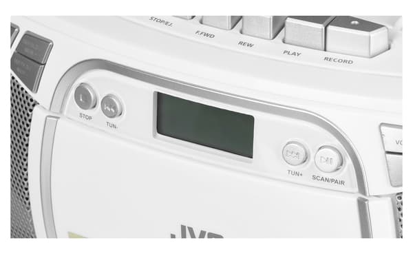 JVC RC-E451W Högtalare vit radiospelare
