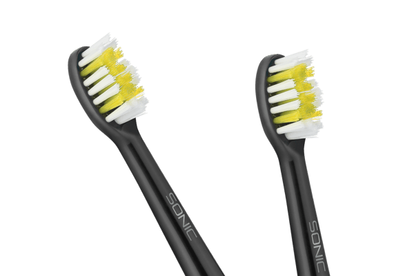 Teesa SONIC BLACK børstehoveder soft