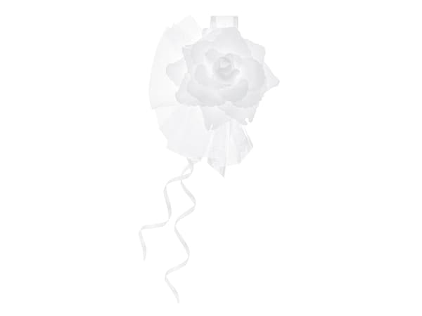 Buketter med roser, hvide, 14 cm, 4 stk.