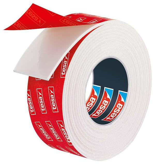 TESA POWERBOND DOBBELTKÆBENDE TAPE 5 m x 19 mm TIL FLISER