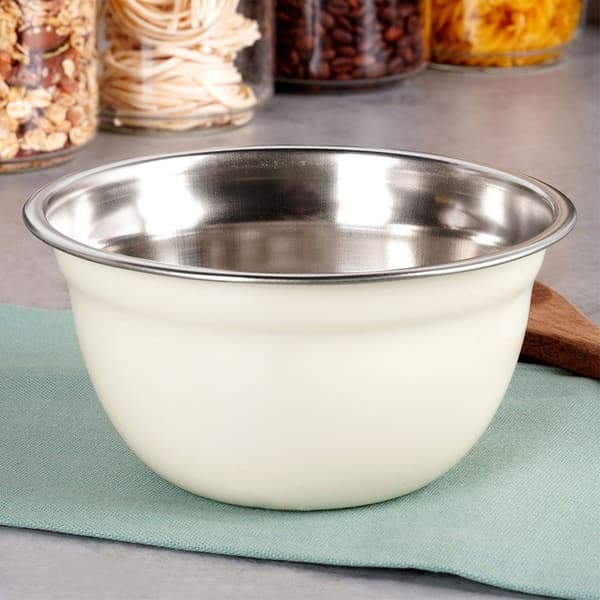 Vit stålskål 14,5 cm, 700 ml
