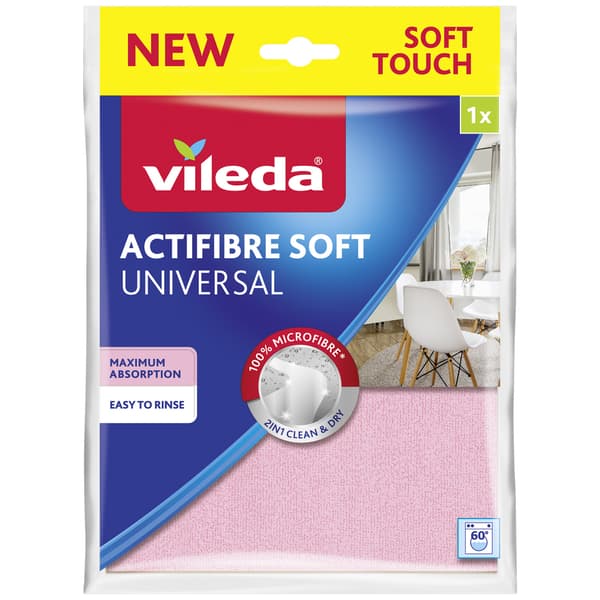 Vileda Actifibre Soft puhdistusliina 1 kpl