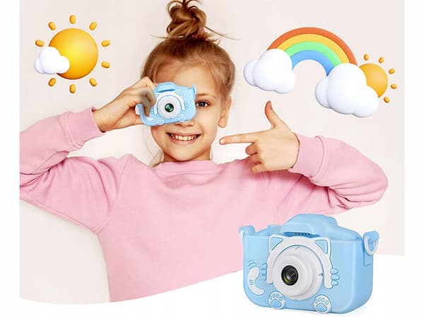 Digitalt kamera Kotek blå (50) GAB_A