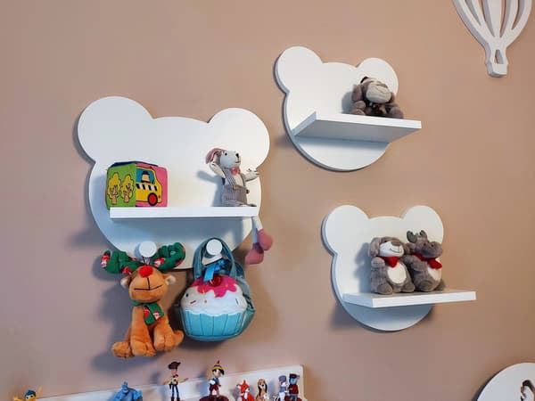 Set med 3 Sweet Bears Prestige-hyllor
