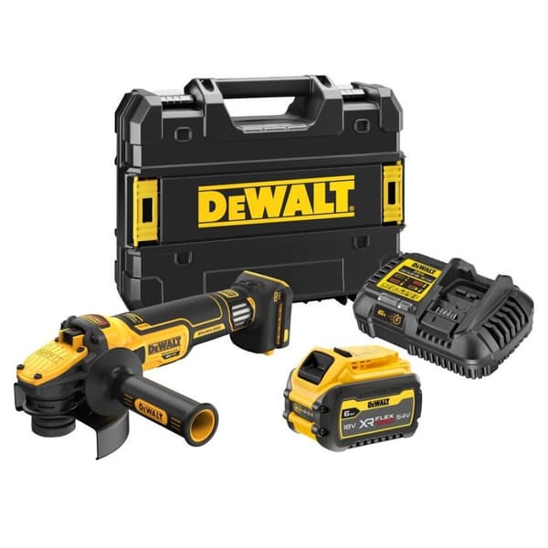 DeWalt 125mm vinkelsliber, 18V, børsteløs