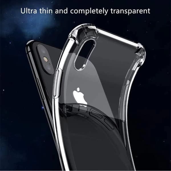 LÄPINÄKYVÄ SILIKONIKUORI IPHONE XS MAX 6.5':LLE