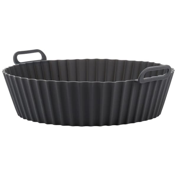 Ilmafryyserin öljytön silikonikori harmaa 20 cm