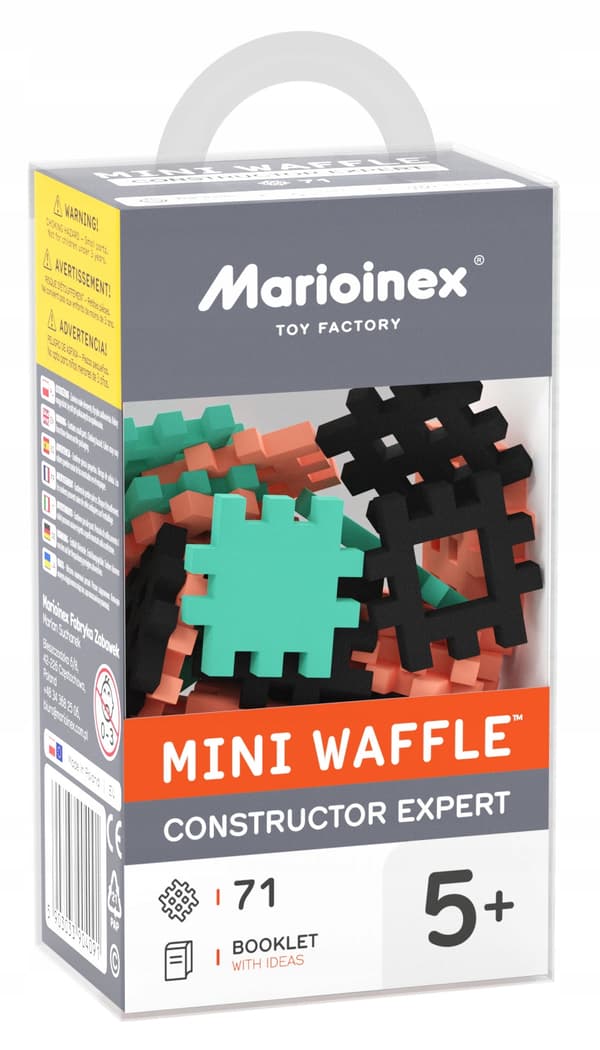 MARIOINEX Mini Vaffel CONSTRUCTOR EXPERT 71 el.
