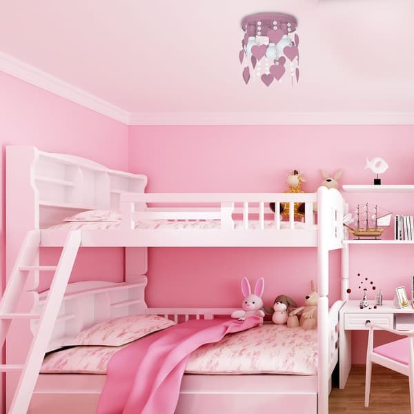 TAKLAMPA CORAZON 1 E27 ROSA MILAGRO MLP1149
