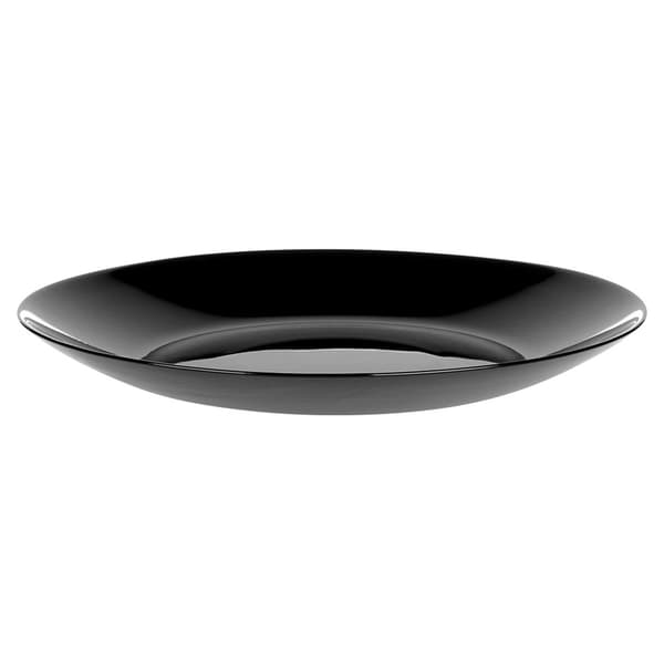 Middagstallerkener flade glas sorte 25,5 cm 6 stk.