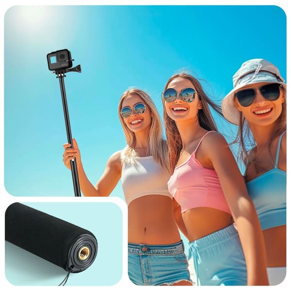 TECH-PRECT GA100 MONOPAD JA SELFIE-KEPPU GOPRO / DJI MUSTA