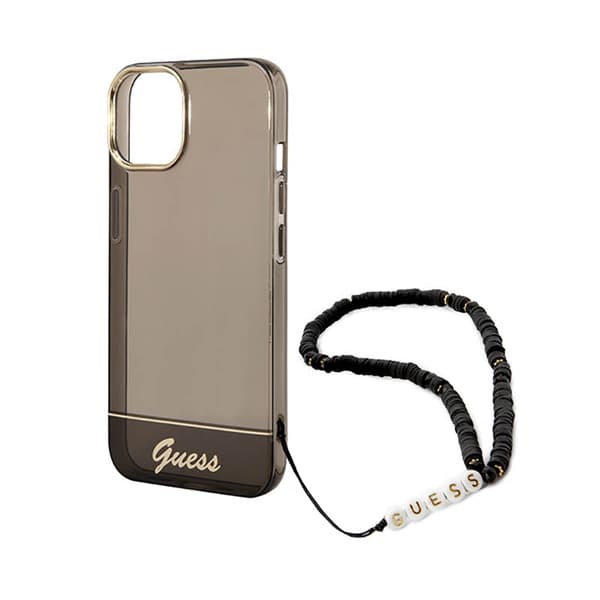 Guess Translucent Perlerem - iPhone 14 cover (sort)