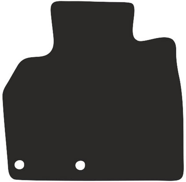 polyamid førermåtte til: Renault Espace IV minivan 2002-2014 gummibelagt førermåtte