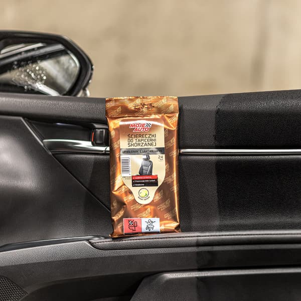 MOJE AUTO - Nahkaverhoiluliina - Sitruuna - 24 kpl