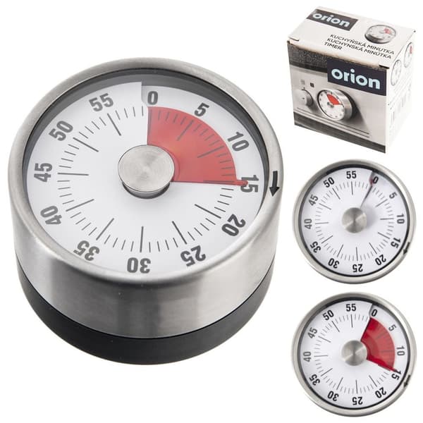 analog køkkentimer med magnet 6 cm