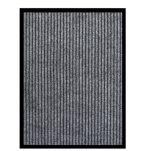 vidaXL Ovimatto, uurrettu, harmaa, 60x80 cm