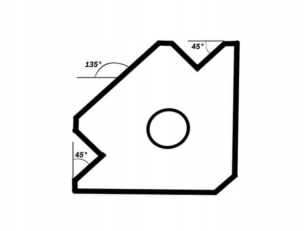 Magnetisk vinkelhållare för svetsning 34,5 kg