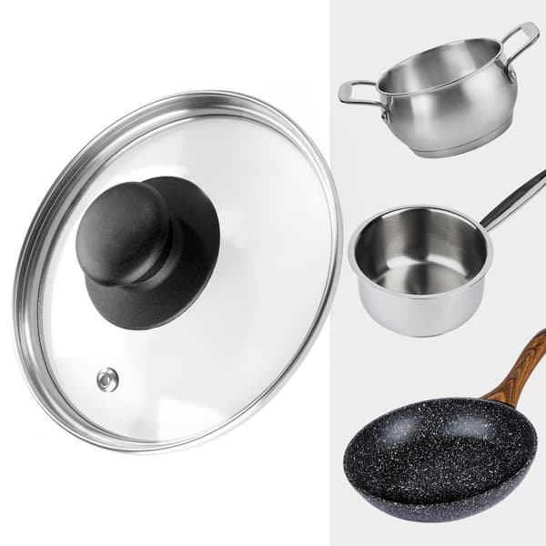 Lasinen kansi 14 cm
