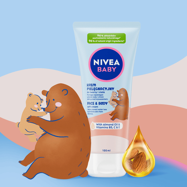 NIVEA BABY Plejecreme til ansigt og krop 100 ml
