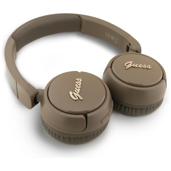 Guess Metal Logo Script Over-Ear Hörlurar - Bruna