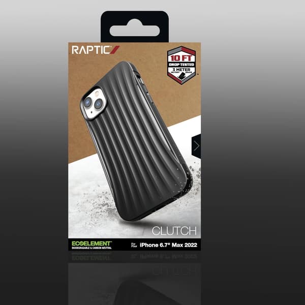 Raptic X-Doria Clutch-cover til iPhone 14 Plus, sort