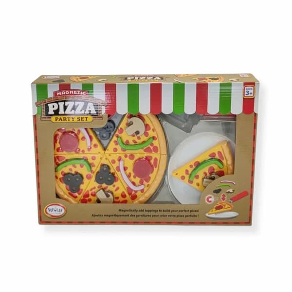 Magnetisk pizzaleksak - Populär leksak 3+