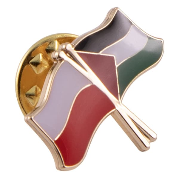 Flaggpin Polen-Palestina
