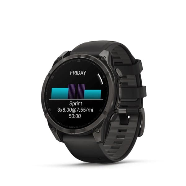 Garmin Fenix 8 AMOLED Smartwatch Sort, 47 mm, GPS