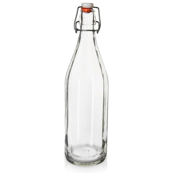 Glasflaska med klipp 750 ml