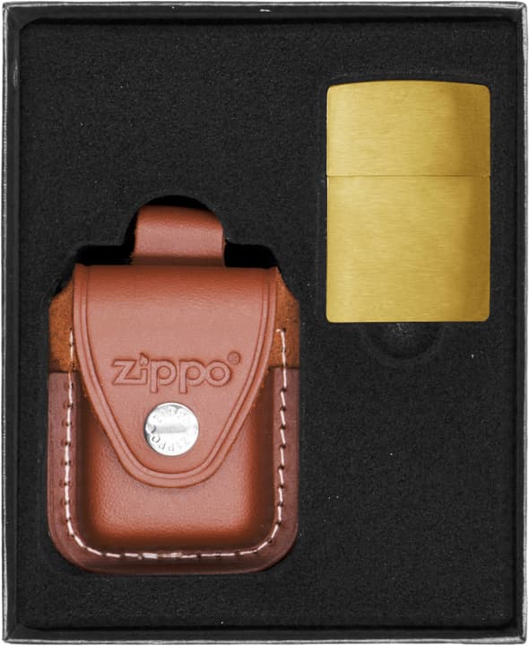 ZIPPO MÄSSINGSBORSTAD Tändare Presentset Nr 2