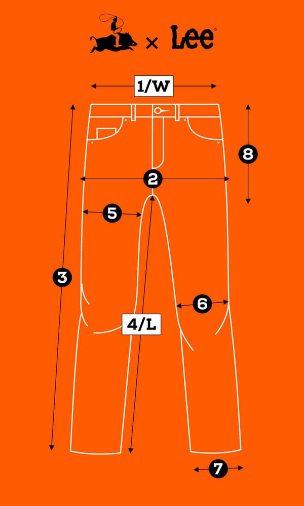 LEE DAREN L706DXAG W33 L32